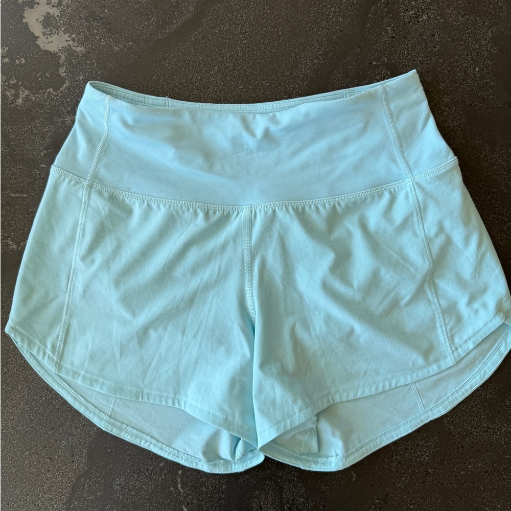 lululemon athletica Light Blue Athletic Shorts